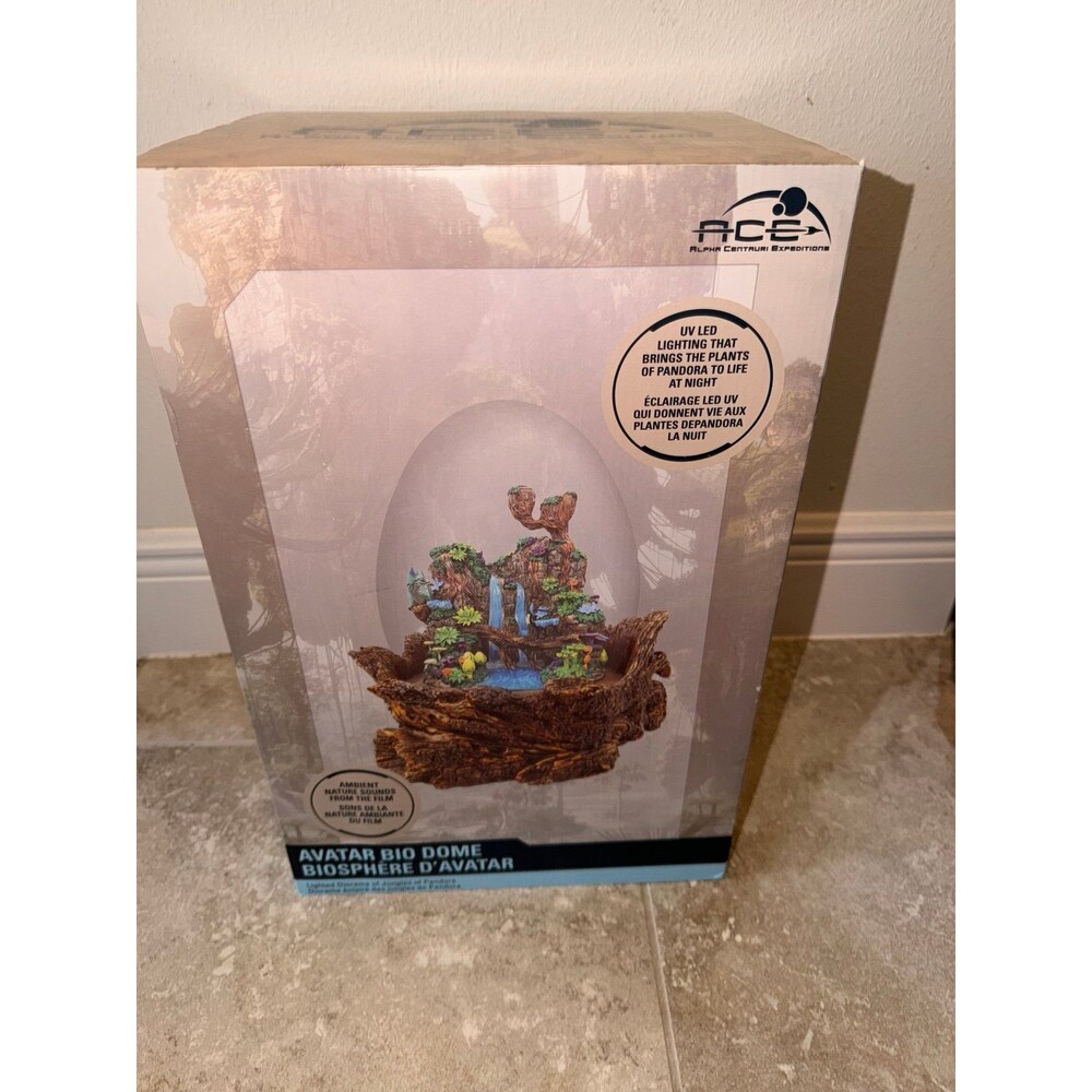 Disney Parks Avatar Bio Dome Lighted Diorama UV LED Figurine Statue New With Box